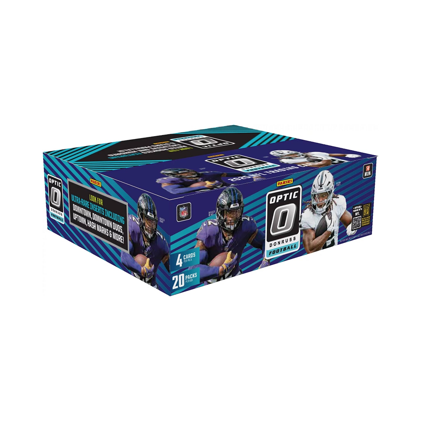 2025 Panini Football: Donruss Optic NFL Football 80ct. Retail Display