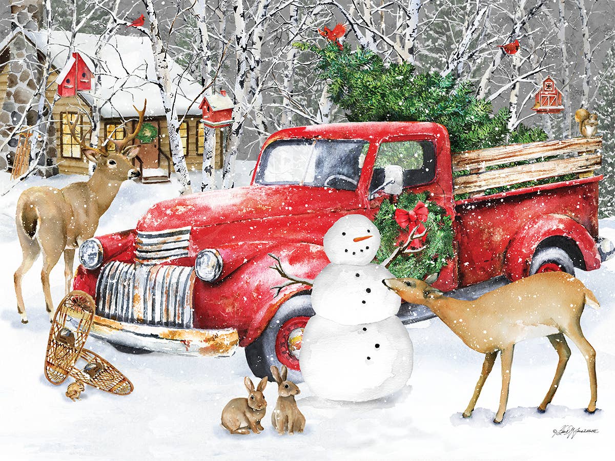 Puzzle: A Country Christmas 550 Piece Puzzle