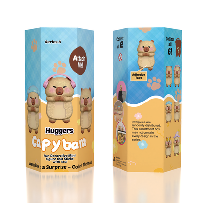 Blind Box: Capybara Huggers- The Phone Hugging Animals Series 3 Collectable Figurines