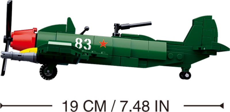 Model Bricks: WW2 Allied Fighter Plane Building Brick Kit (170 pcs)