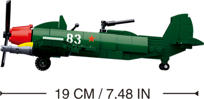 Model Bricks: WW2 Allied Fighter Plane Building Brick Kit (170 pcs)