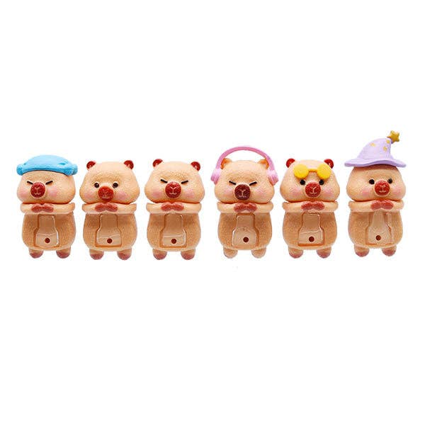 Blind Box: Capybara Huggers- The Phone Hugging Animals Series 3 Collectable Figurines