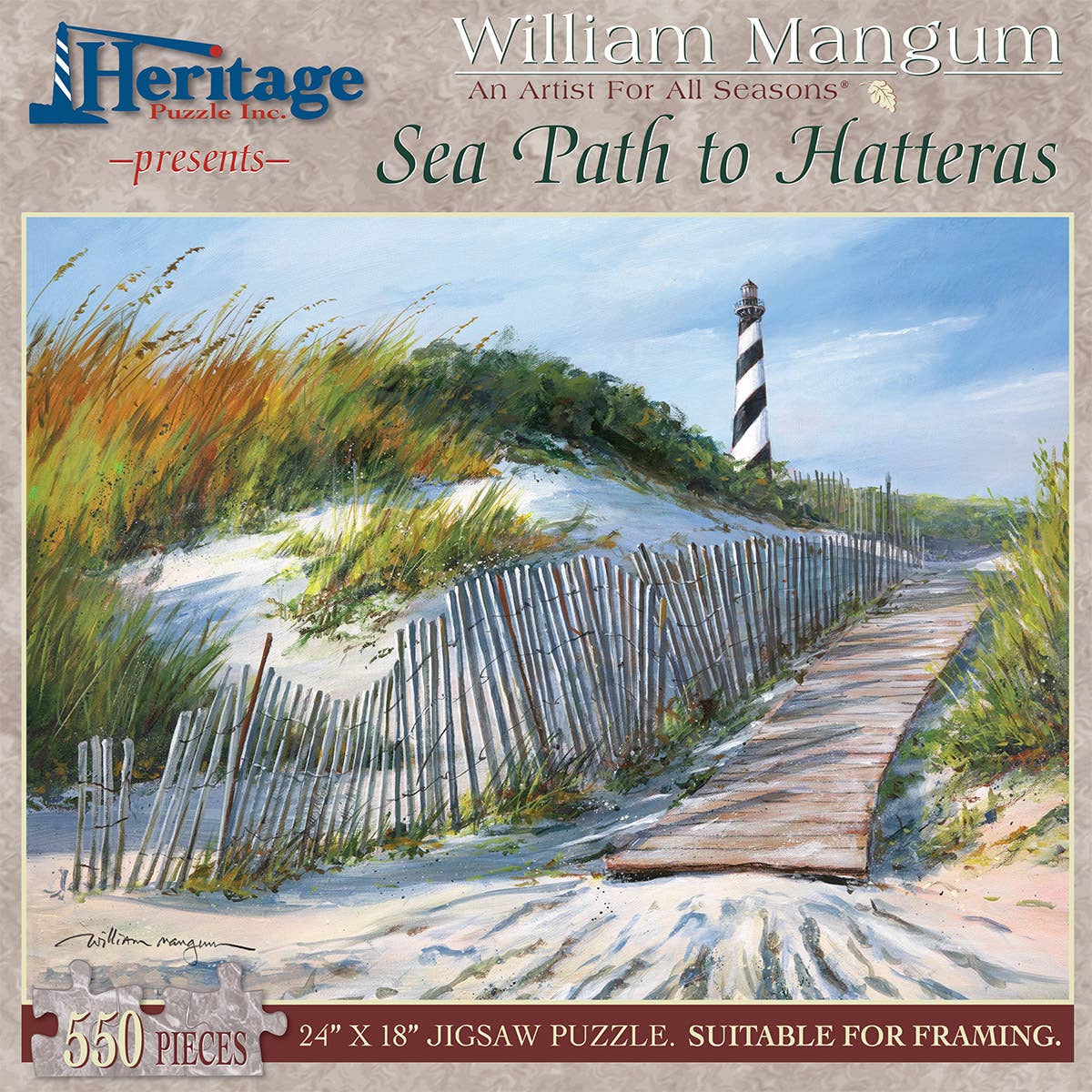 Puzzle: Sea Path to Hatteras 550 Piece Puzzle