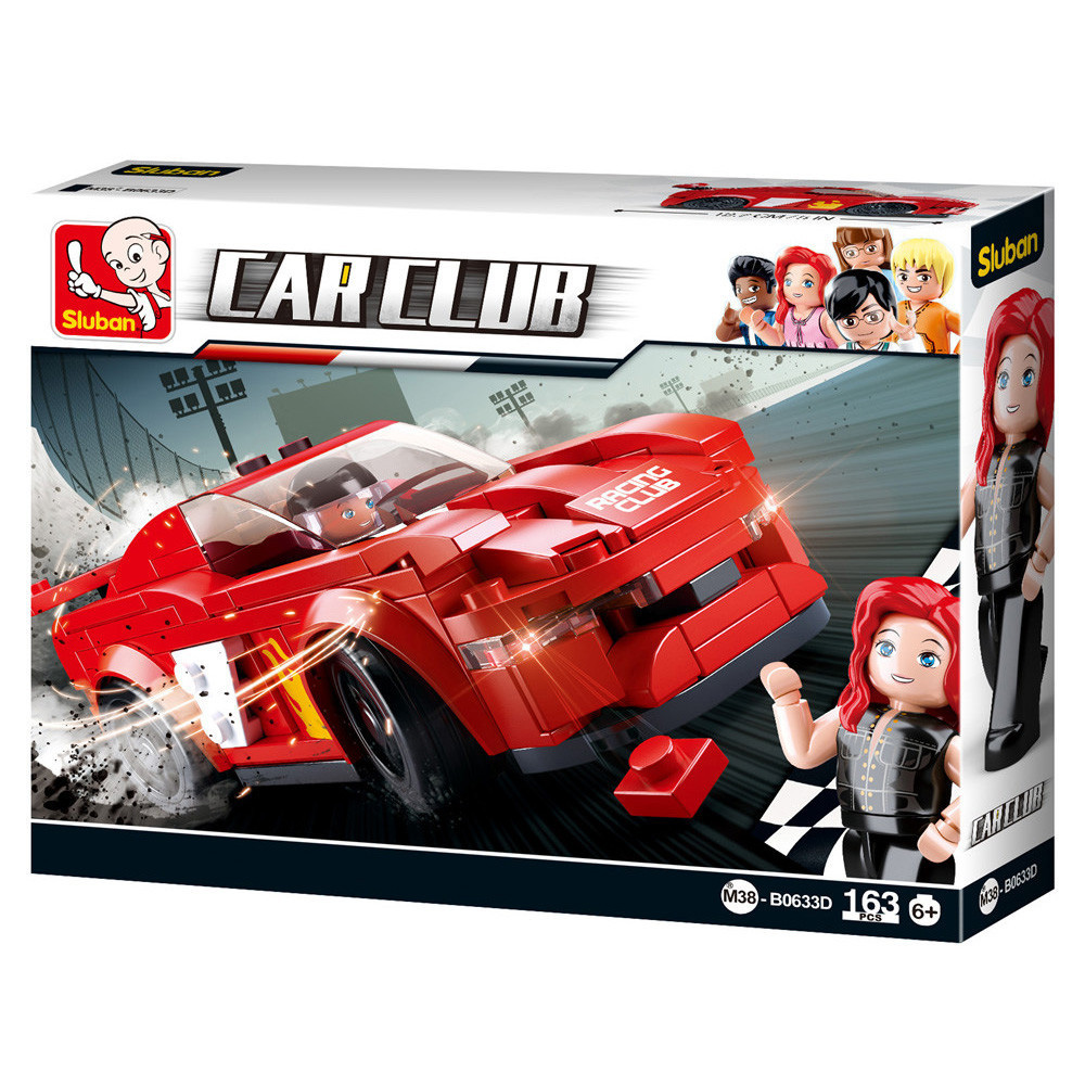 Model Bricks: Car Club Building Brick Kit, Bird (163 Pcs)