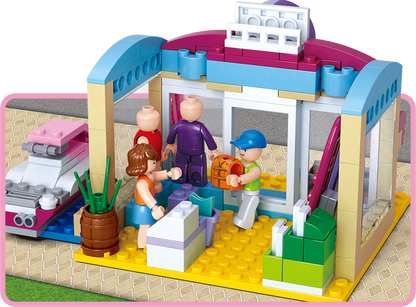 Model Bricks: Girl's Dream Surf Shop Building Brick Kit (192 pcs)