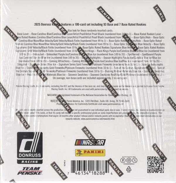 2025 Panini: Donruss NASCAR Racing Mega Box