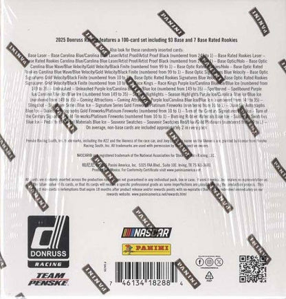 2025 Panini: Donruss NASCAR Racing Mega Box