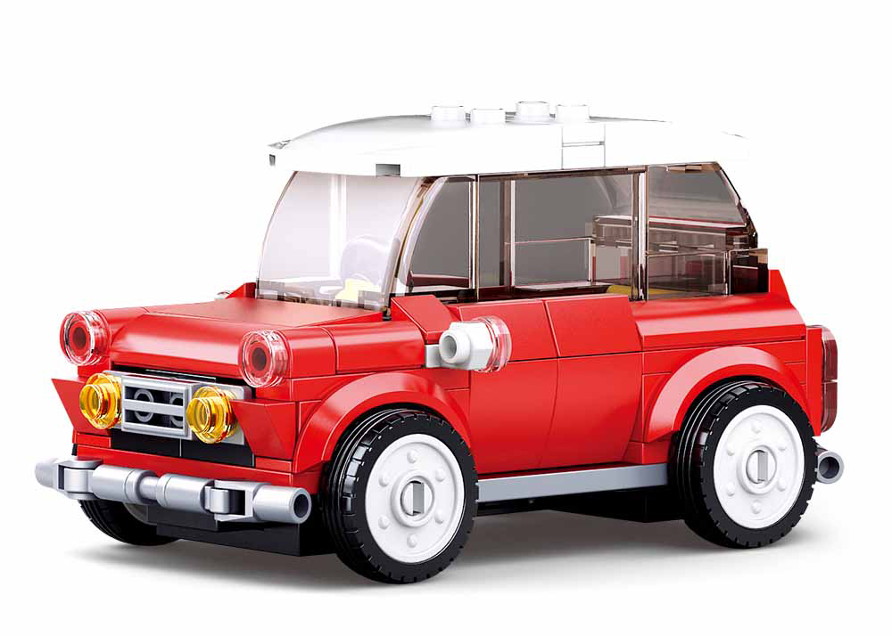 Model Bricks: Mini Car Building Brick Kit (113 pcs)