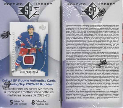 2025-26 Upper Deck Hockey: SP NHL Hockey 40ct. Blaster Box