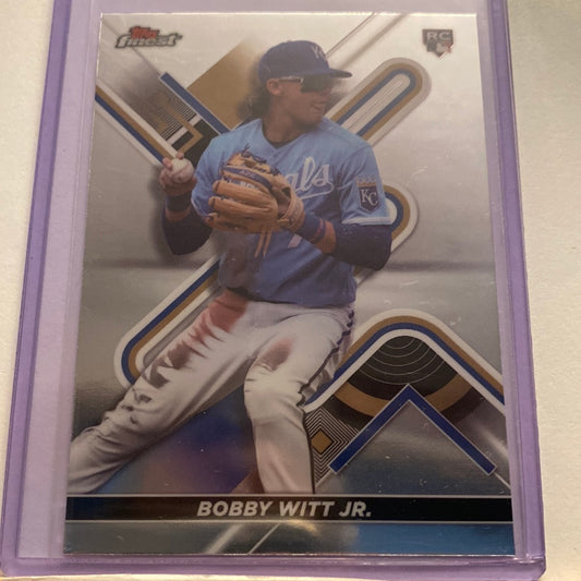 2022 Topps Finest Bobby Witt Jr. Trading Card