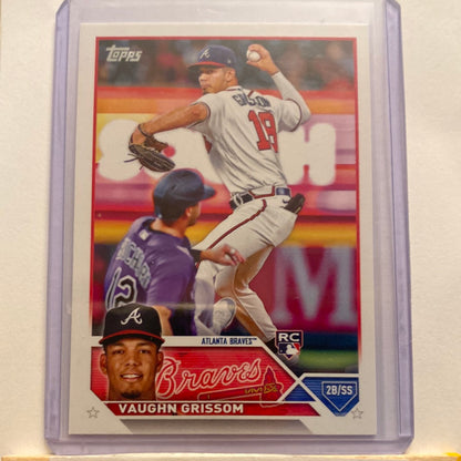 2023 Topps Series 1 Vaughn Grissom trading card