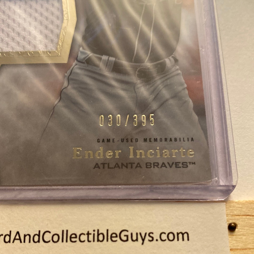 2020 Topps Tier 1 Ender Inciarte Relic /395 trading card