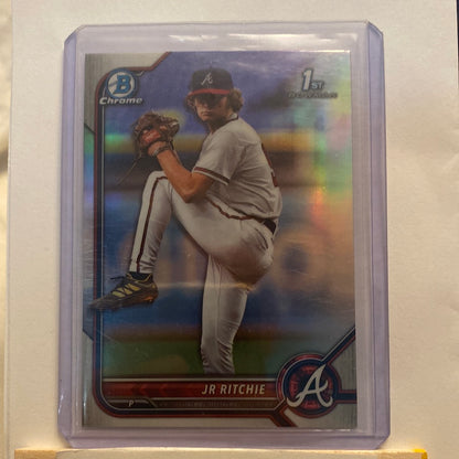 2022 Bowman Draft Chrome JR Ritchie trading card