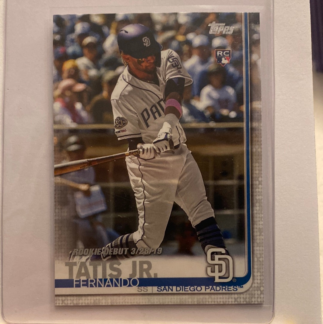 2019 Topps Updated Fernando Tatis Jr. Trading card