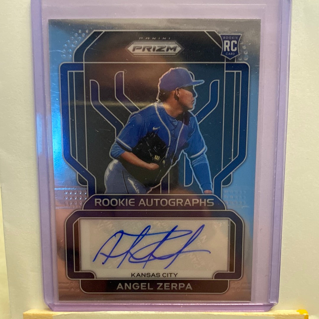 2022 Panini Prizm Angel Zerpa Autographed trading card