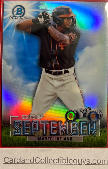 2023 Bowman Baseball Sights on September Trading Cards - you pick