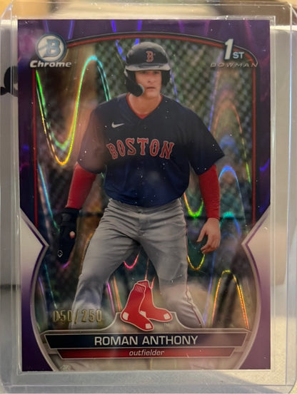 2023 Bowman Baseball Roman Anthony Chrome Trading Card