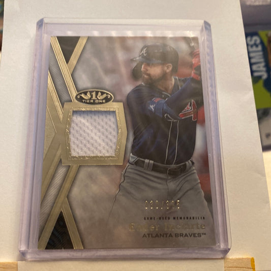 2020 Topps Tier 1 Ender Inciarte Relic /395 trading card