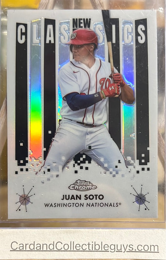 2022 Topps Chrome Juan Soto Trading Card