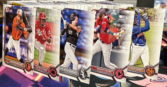 2022 Bowman Baseball Draft Complete Base Set Trading Cards