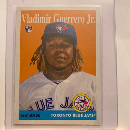 2019 Topps Archives 2 card lot Guerrero Jr Guerrero Sr trading card