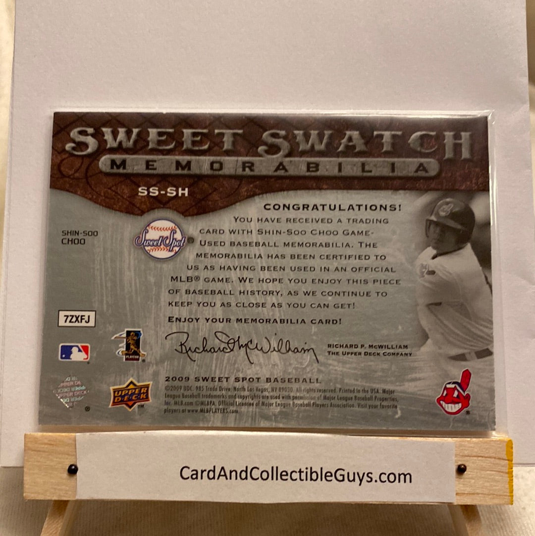 2009 Upper Deck Sweet Swatch relic Shin Soo Choo trading Card