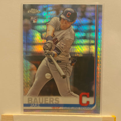 2019 Topps Chrome Jake Bauers trading Card