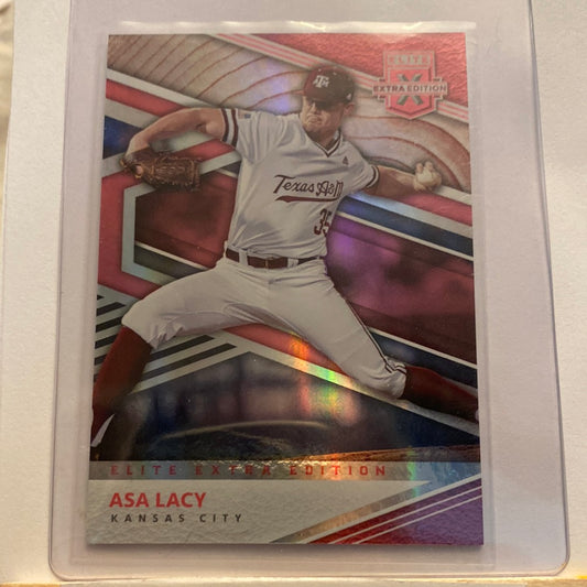 2020 Panini Elite Asa Lacy Pink Trading card