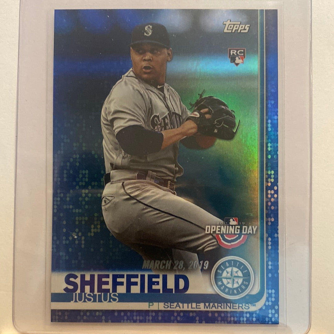 2019 Topps Justus Sheffield 3 trading card lot