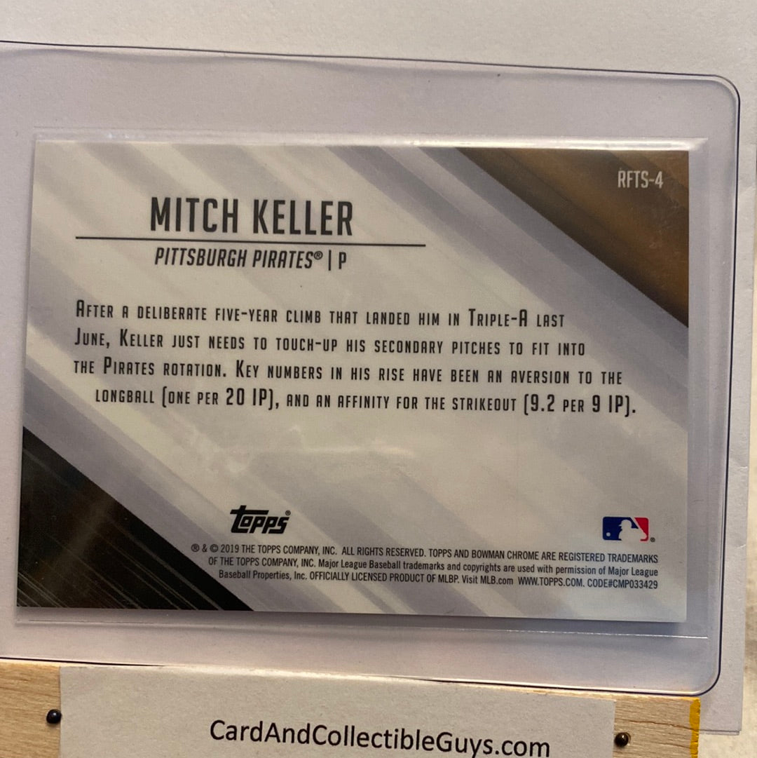 209 Bowman Chrome Mitch Keller Purple Mojo /250 trading card