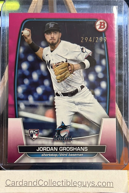 2023 Bowman Baseball Paper Parallel Trading Cards - you pick