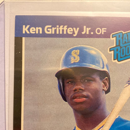 1989 Donruss Ken Griffey Jr. Rated Rookie trading card