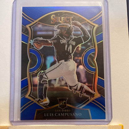 2021 Panini Select Luis Campusano Blue trading card