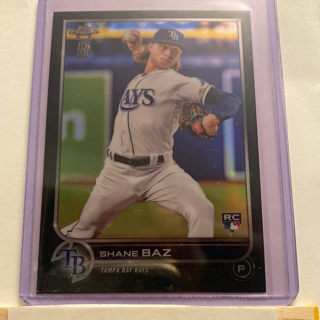 2022 Topps Chrome BB Shane Baz trading card