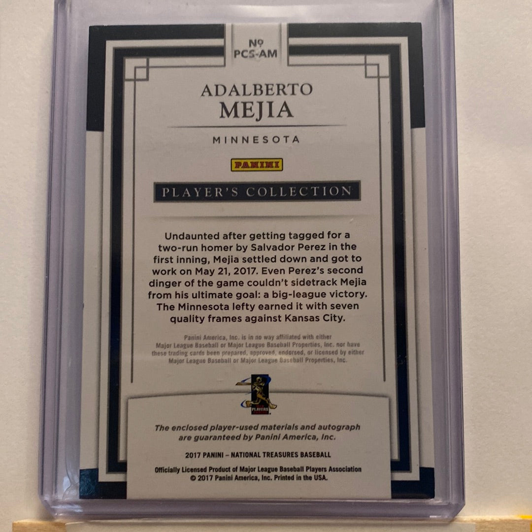 2017 Panini Adalberto Mejia Relic/Auto/99 trading card