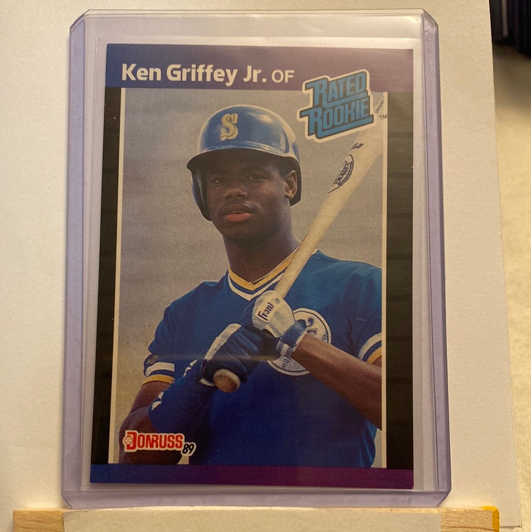 1989 Donruss Ken Griffey Jr. Rated Rookie trading card