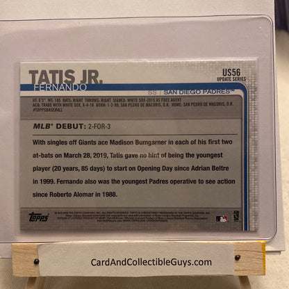 2019 Topps Updated Fernando Tatis Jr. Trading card