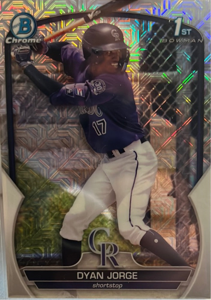 2023 Bowman Baseball Mojo Refractor Parallel Trading Cards - You Pick