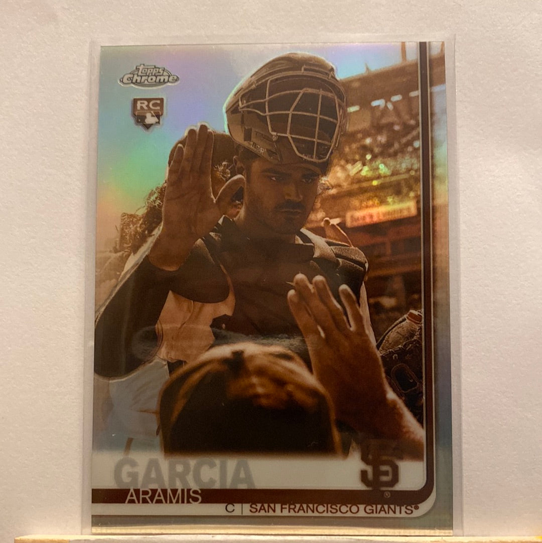 2019 Topps Chrome Aramis Garcia trading card