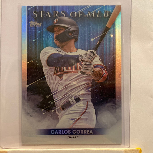 2022 Topps Updated Carlos Correa Stars of MLB trading card