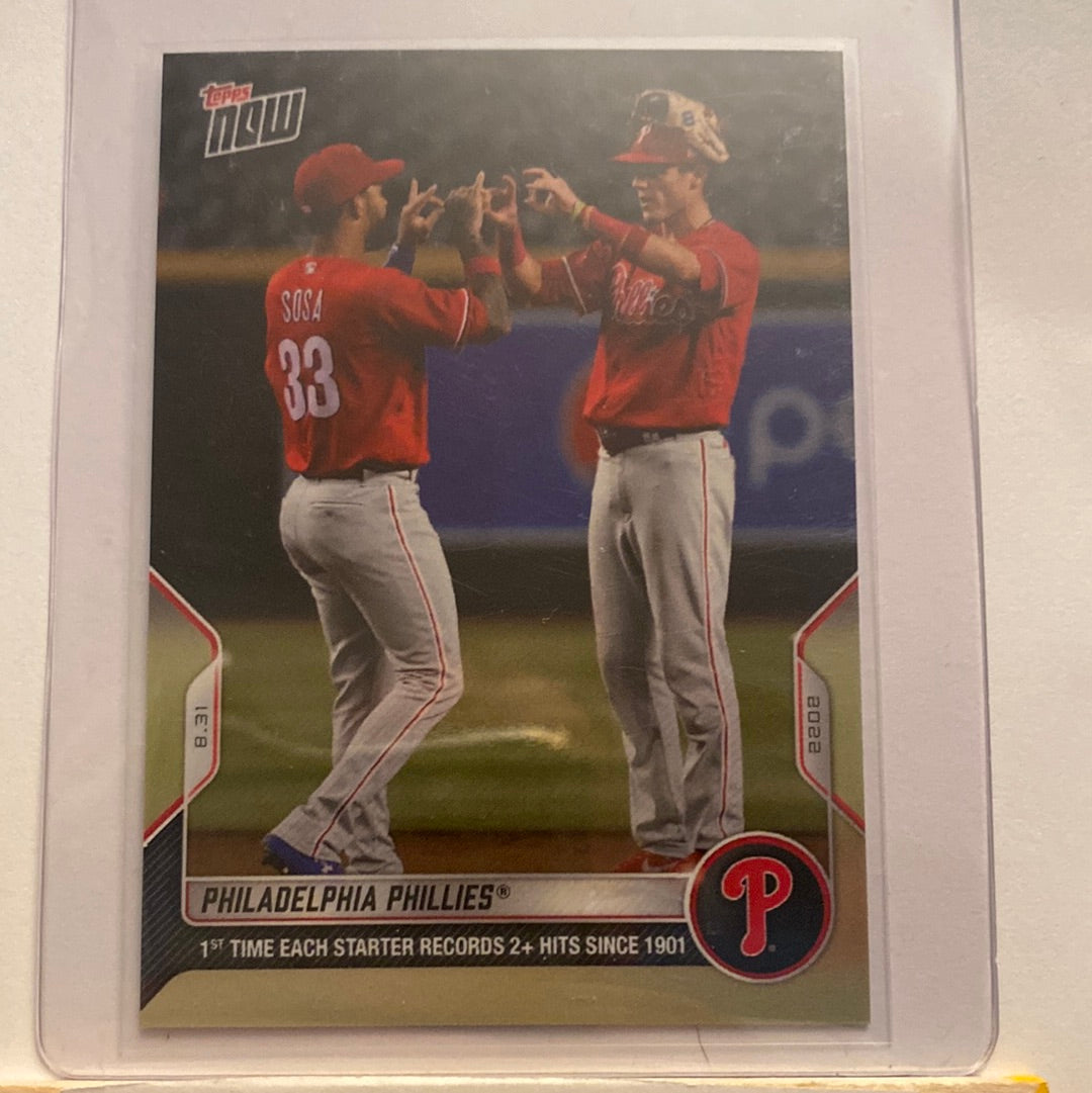 2022 Topps Now Philadelphia Phillies trading card