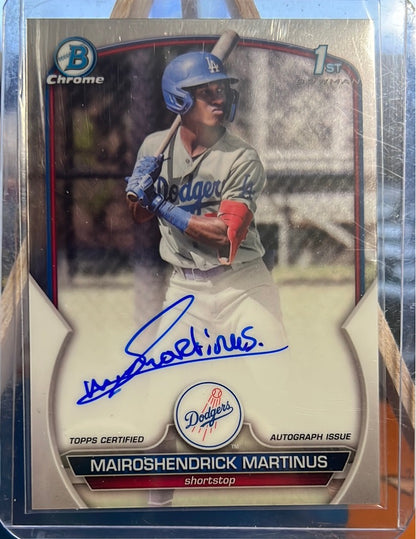 2023 Mairoshendrick Martinus Chrome Autograph Trading Card