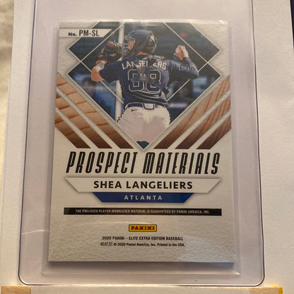 2020 Panini Elite Shea Langeliers Relic trading card