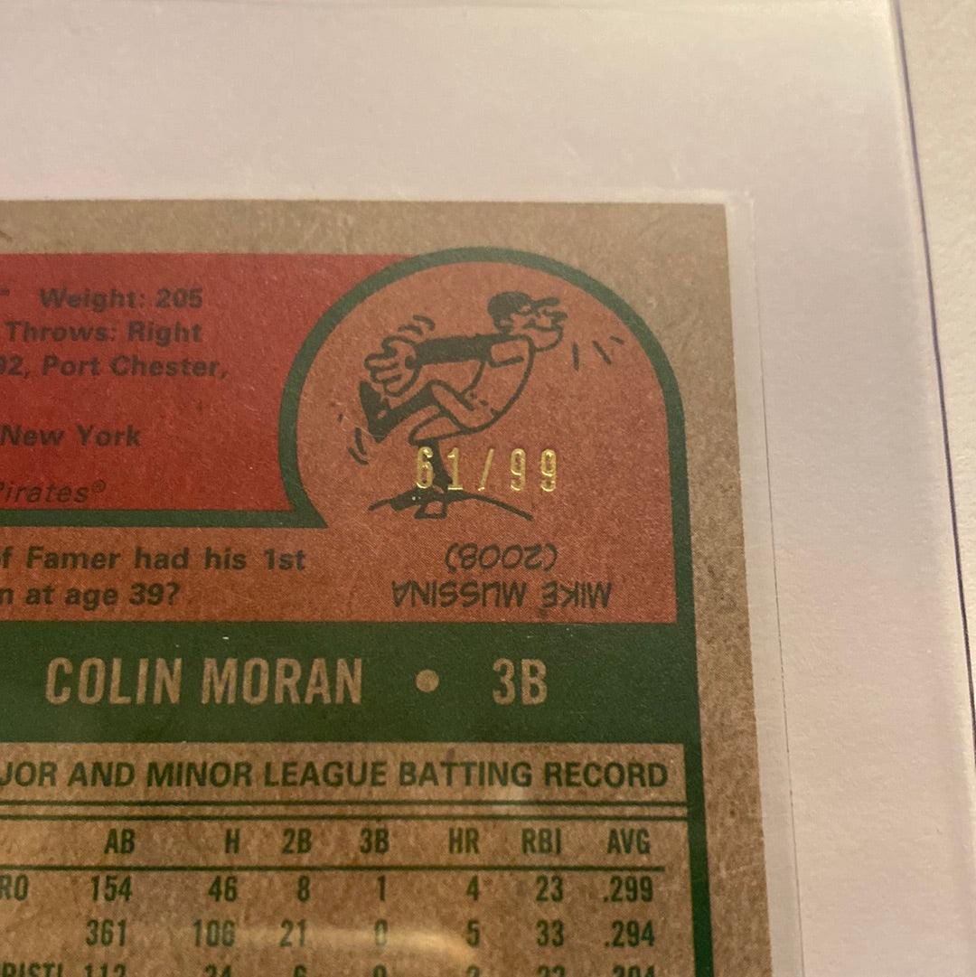 2019 Topps Archives Colin Moran Silver /99 trading card