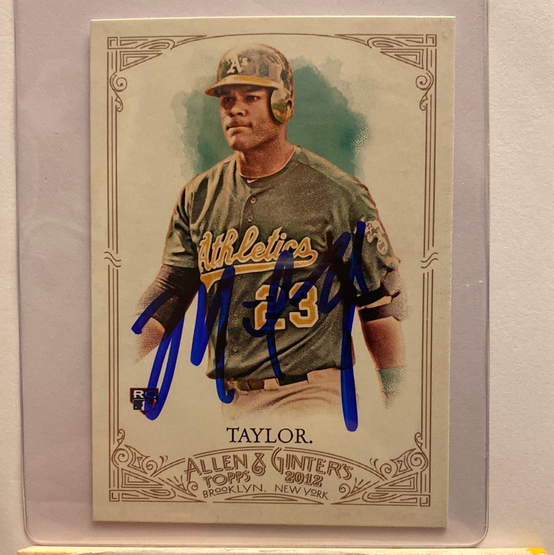 2012 Topps Allen & Ginters Michael Taylor Autographed trading card