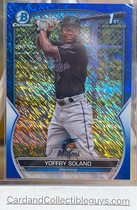 2022 Bowman Yoffry Solano Trading Card