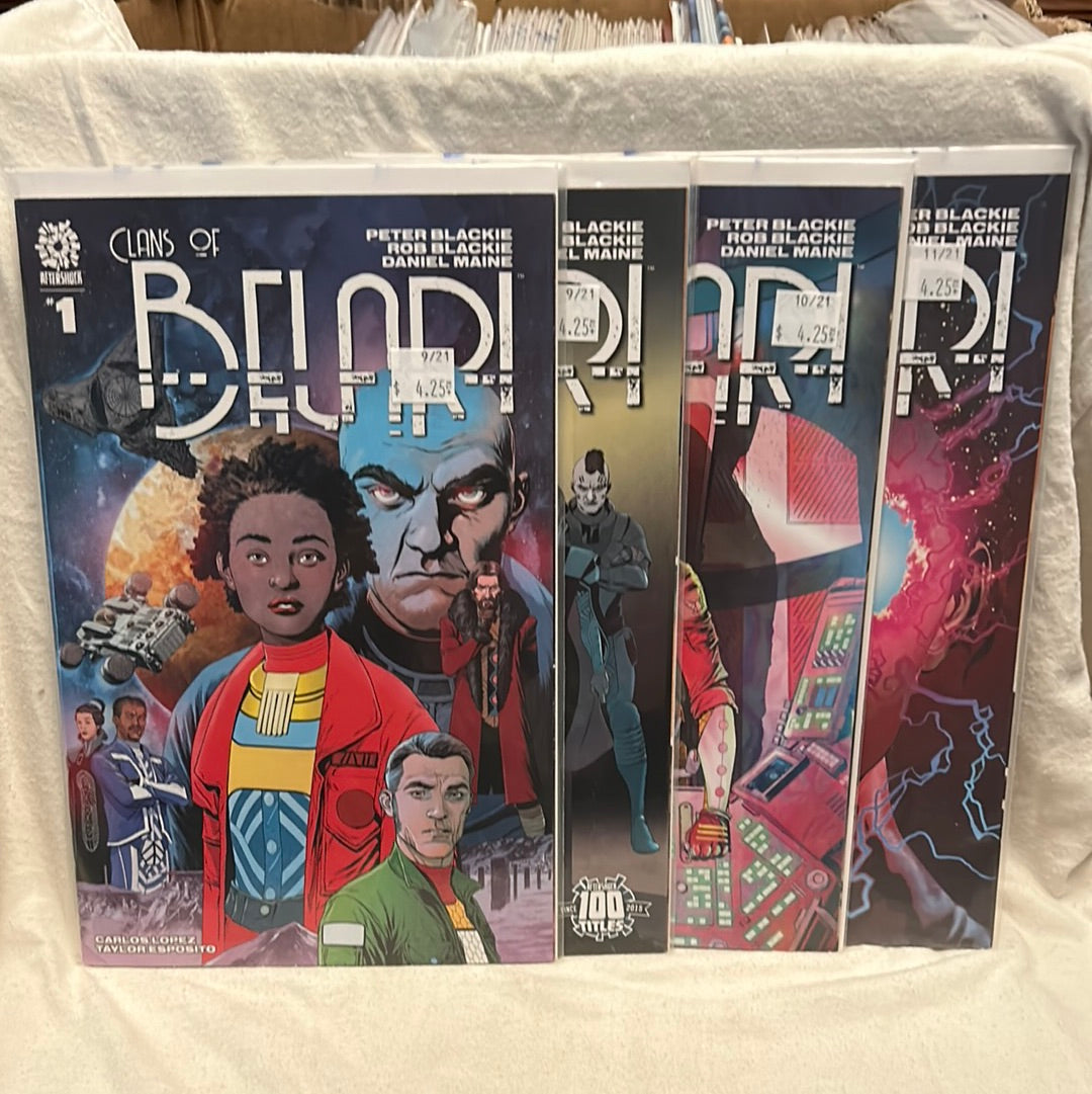 Clans of Belari Complete Comic Book Series 1-4