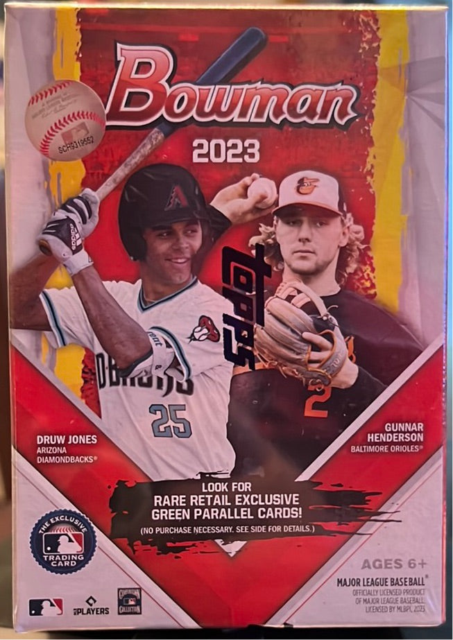 2023 Bowman Baseball Blaster Value box Trading cards