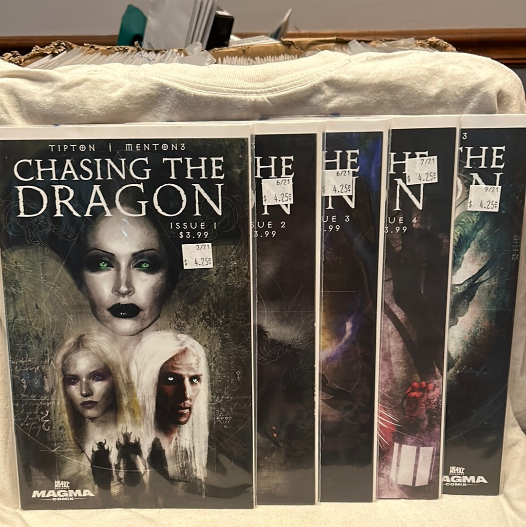 Chasing The Dragon Comic Book Series Complete Set