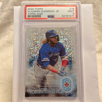 2020 Topps Vladimir Guerrero Jr. Topps 2030 PSA9 trading card